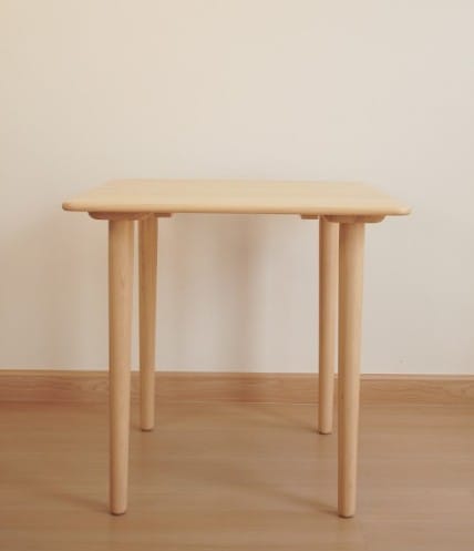 โต๊ะทานข้าวไม้ยางพาราแท้ 4 ที่นั่ง MAAI DESIGN  รุ่น HARU TABLE สีบีช_2